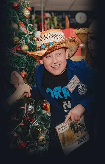 Новый год в школе в Рязани.